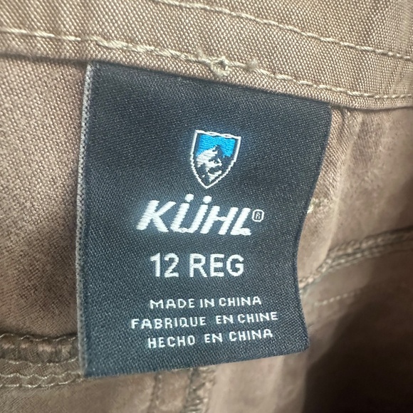 KÜHL Women’s Cargo Pants Sz 12 Reg Brown Outdoor Hiking Utility Pockets - Picture 7 of 8